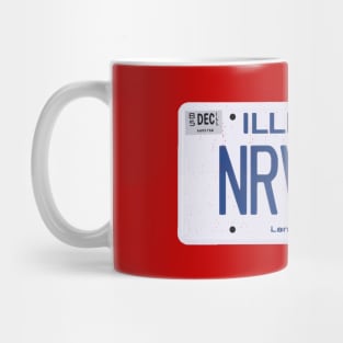 NRVOUS - Ferris Bueller Ferrari license plate Mug